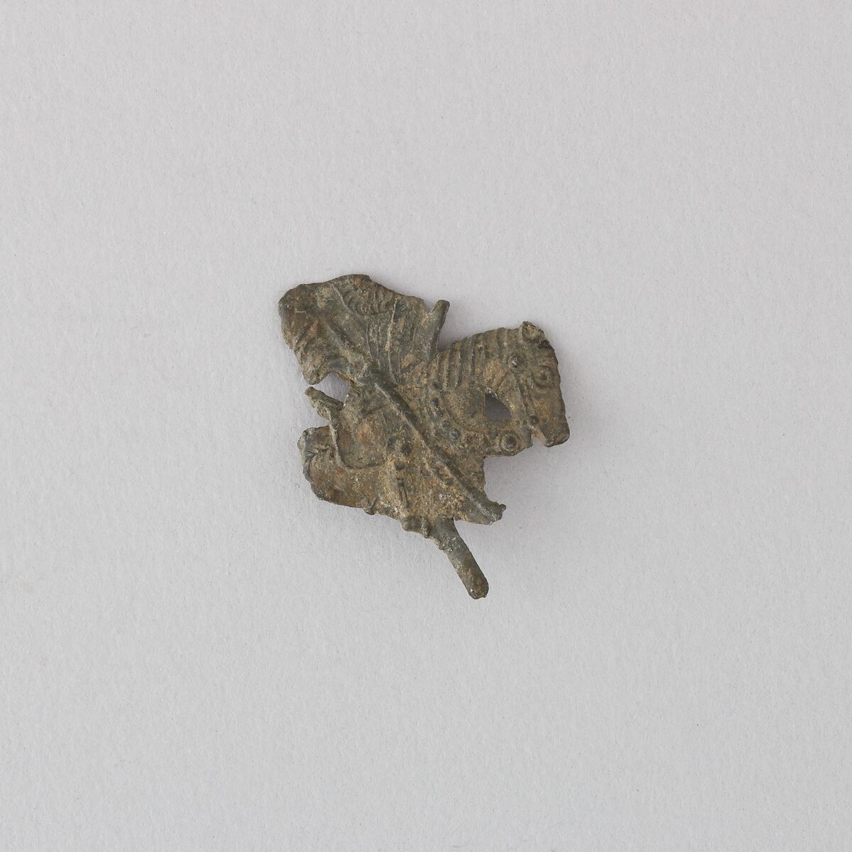 Knights and Horses Pilgrims' Tokens (5 Fragments), Lead, French