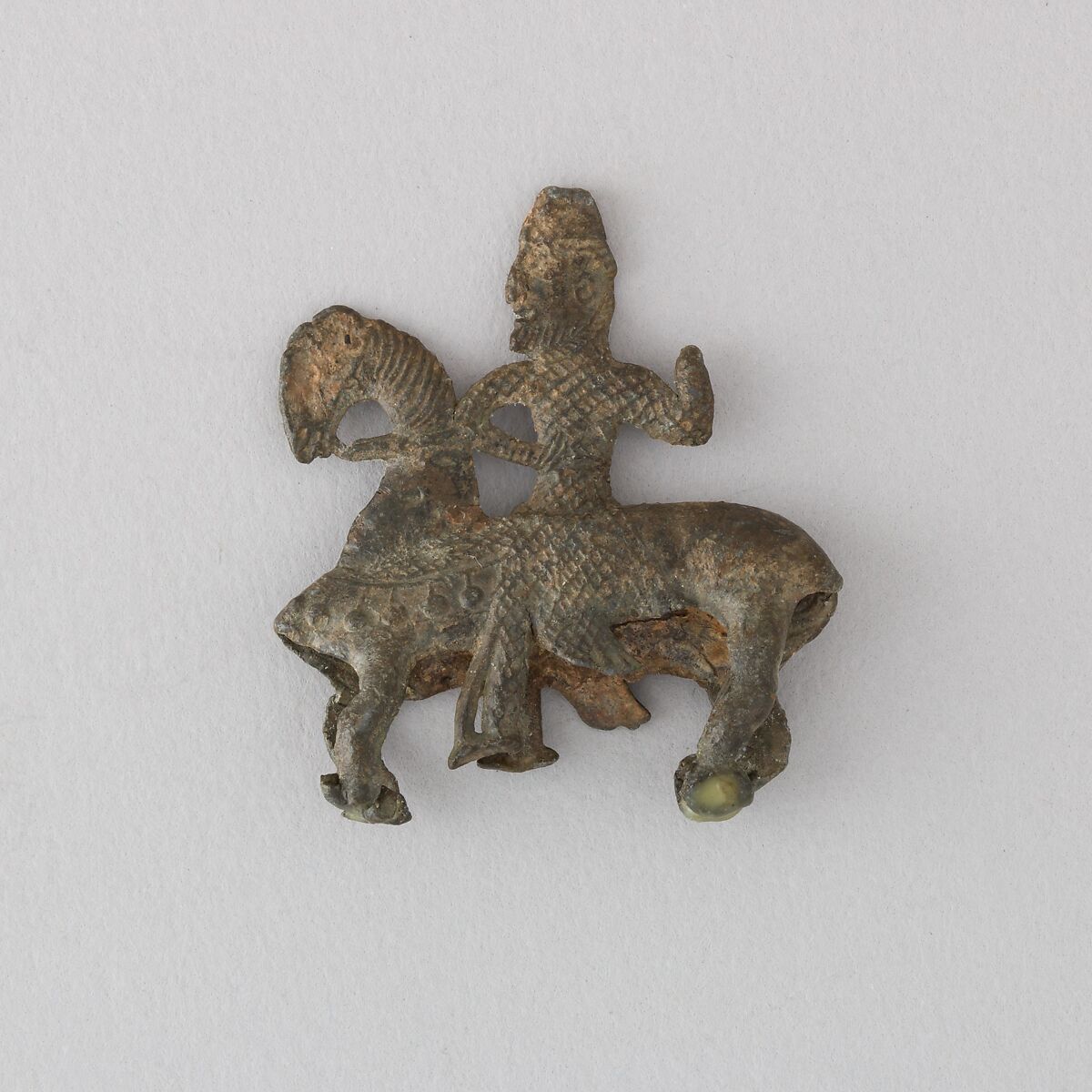 Knights and Horses Pilgrims' Tokens (5 Fragments), Lead, French