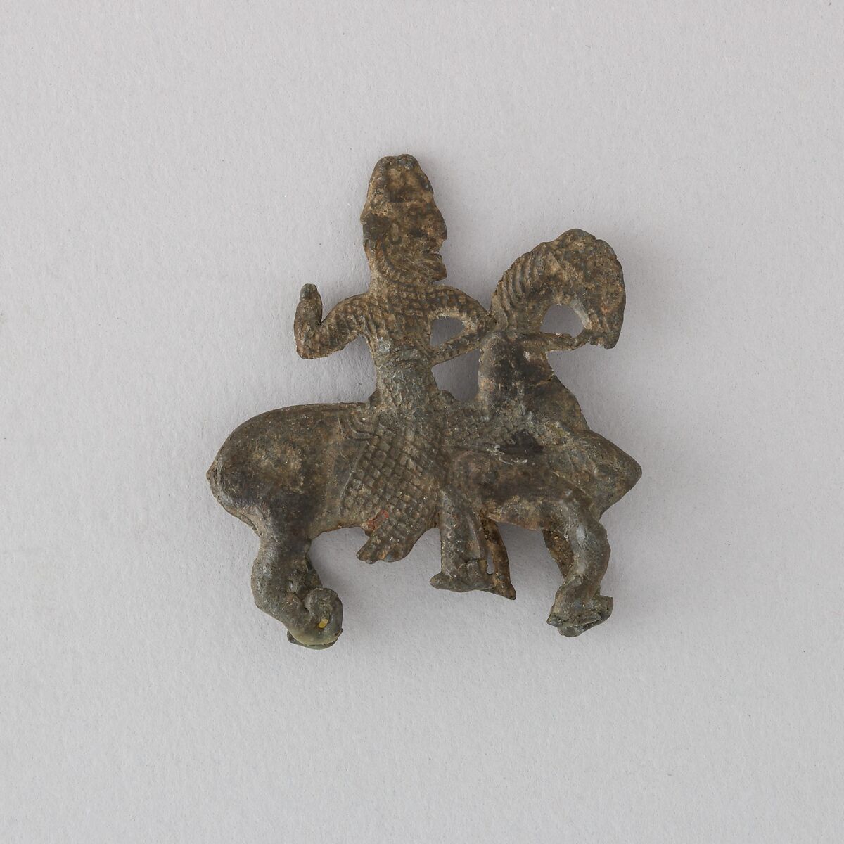 Knights and Horses Pilgrims' Tokens (5 Fragments), Lead, French