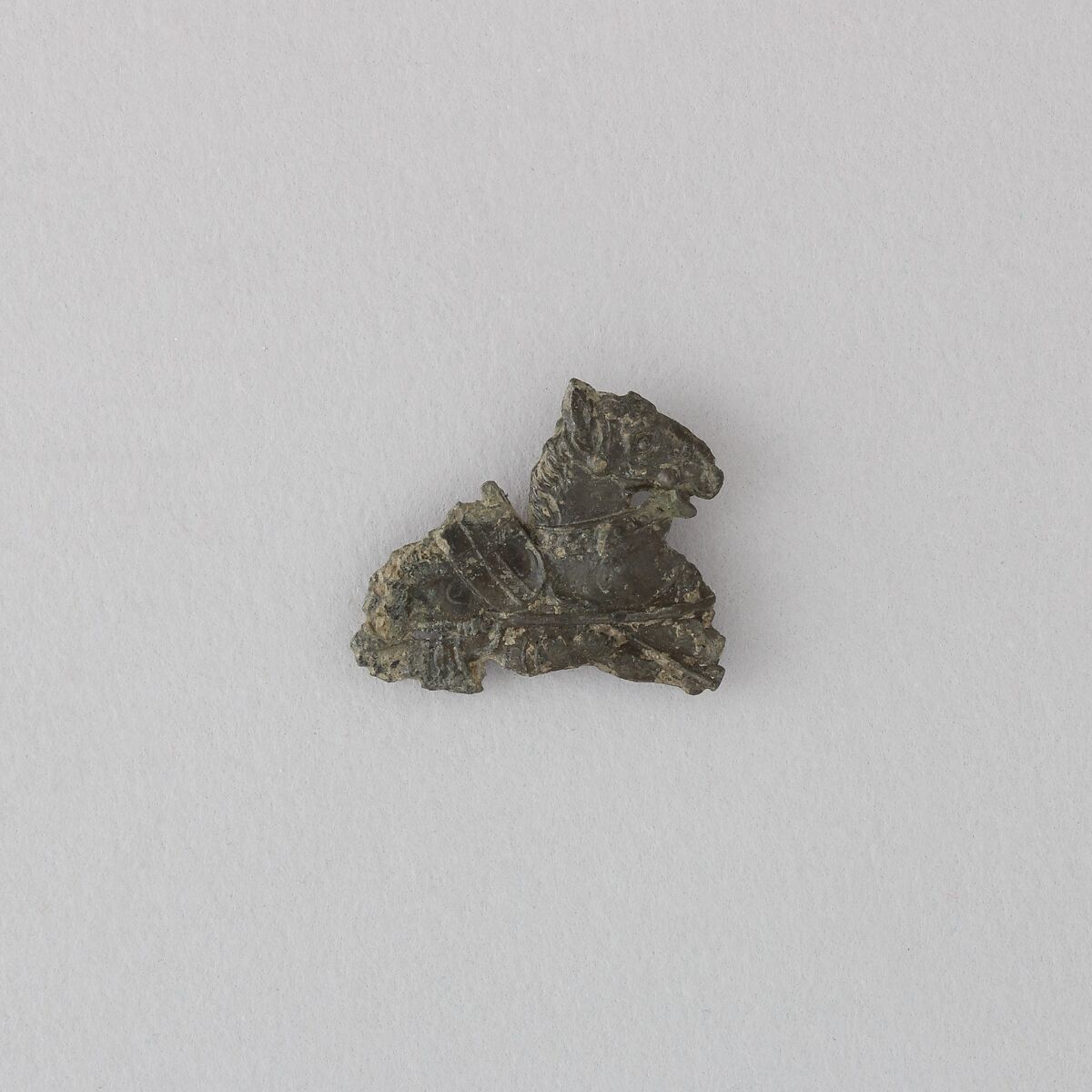 Knights and Horses Pilgrims' Tokens (5 Fragments), Lead, French