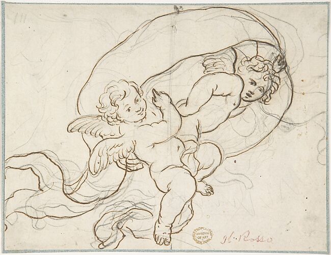Two Flying Putti