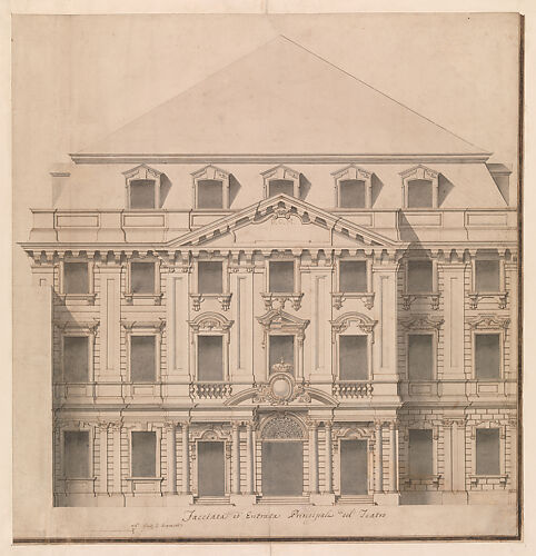 Workshop of Giuseppe Galli Bibiena | Elevation for a Catafalque ...