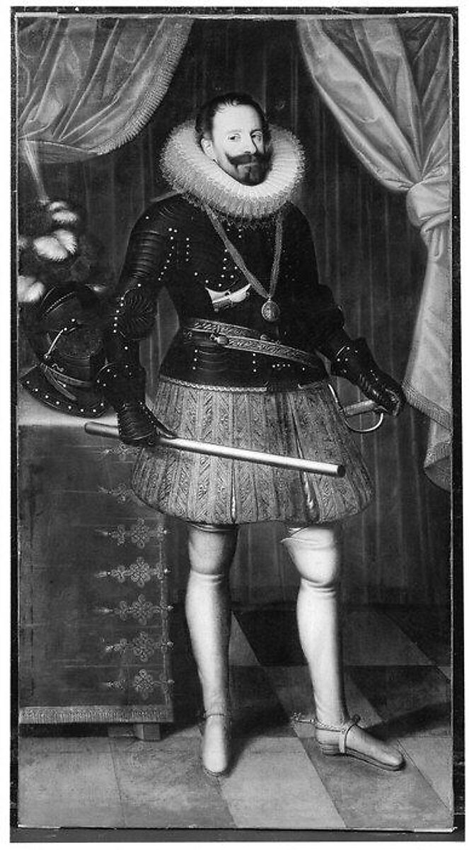 Portrait of a Man in Armor, Oil on canvas, Spanish, Seville