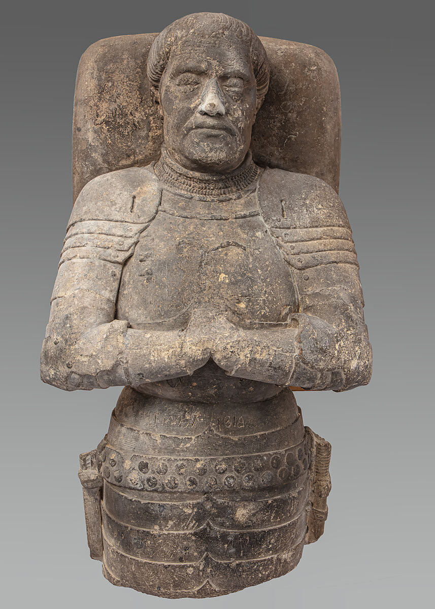 Tomb Effigy of a Knight in Gothic Armor, Stone, French, Clermont-Ferrand 