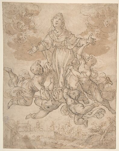 Virgin in Glory with Angels