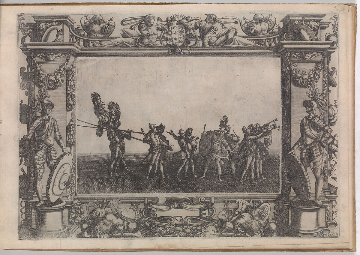 Album with Prints recording the Festivities and Decorations organized in Florence for the 1589 Wedding of Archduke Ferdinand de' Medici and Christine of Lorraine, After Bernardo Buontalenti (Bernardo delle Girandole) (Italian, Florence ca. 1531–1608 Florence), Etching