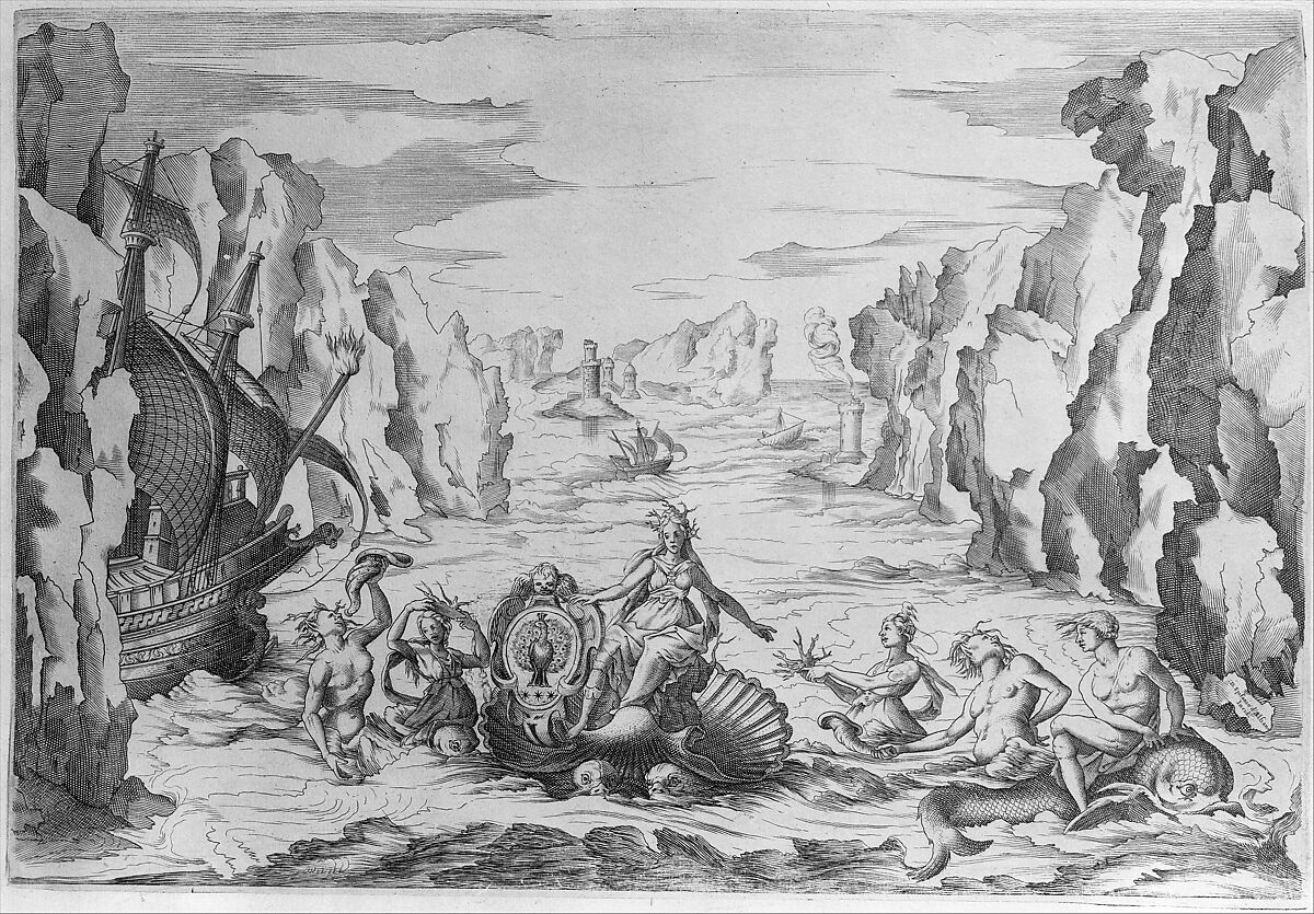 Album with Prints recording the Festivities and Decorations organized in Florence for the 1589 Wedding of Archduke Ferdinand de' Medici and Christine of Lorraine, After Bernardo Buontalenti (Bernardo delle Girandole) (Italian, Florence ca. 1531–1608 Florence), Etching