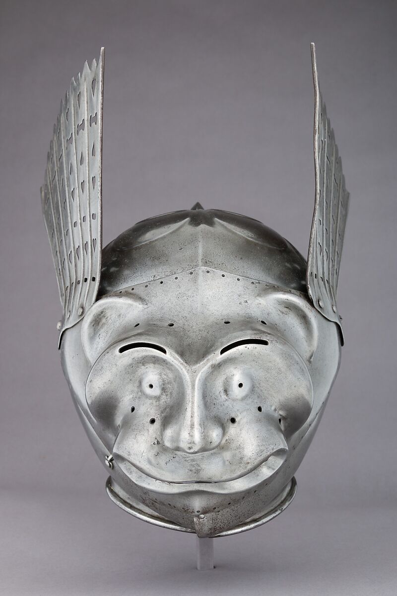 Armet-à-Rondelle, Steel, Polish