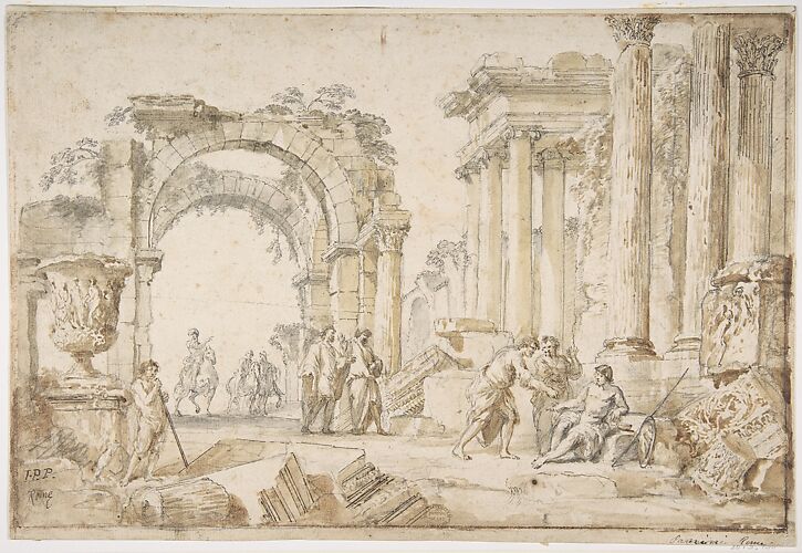 Figures in Classical Ruins