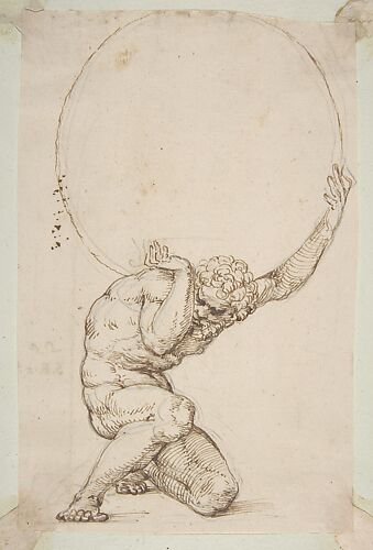 Crouching Figure of Atlas