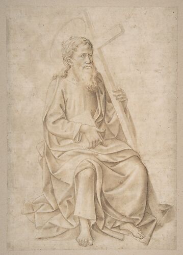 Saint Philip Seated, Holding a Book and a Cross