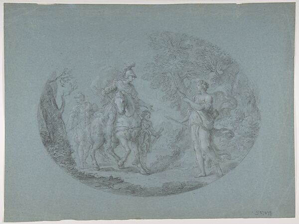 Venus Disguised as a Huntress Appears to Aeneas (Aeneid I: 305 ff.)