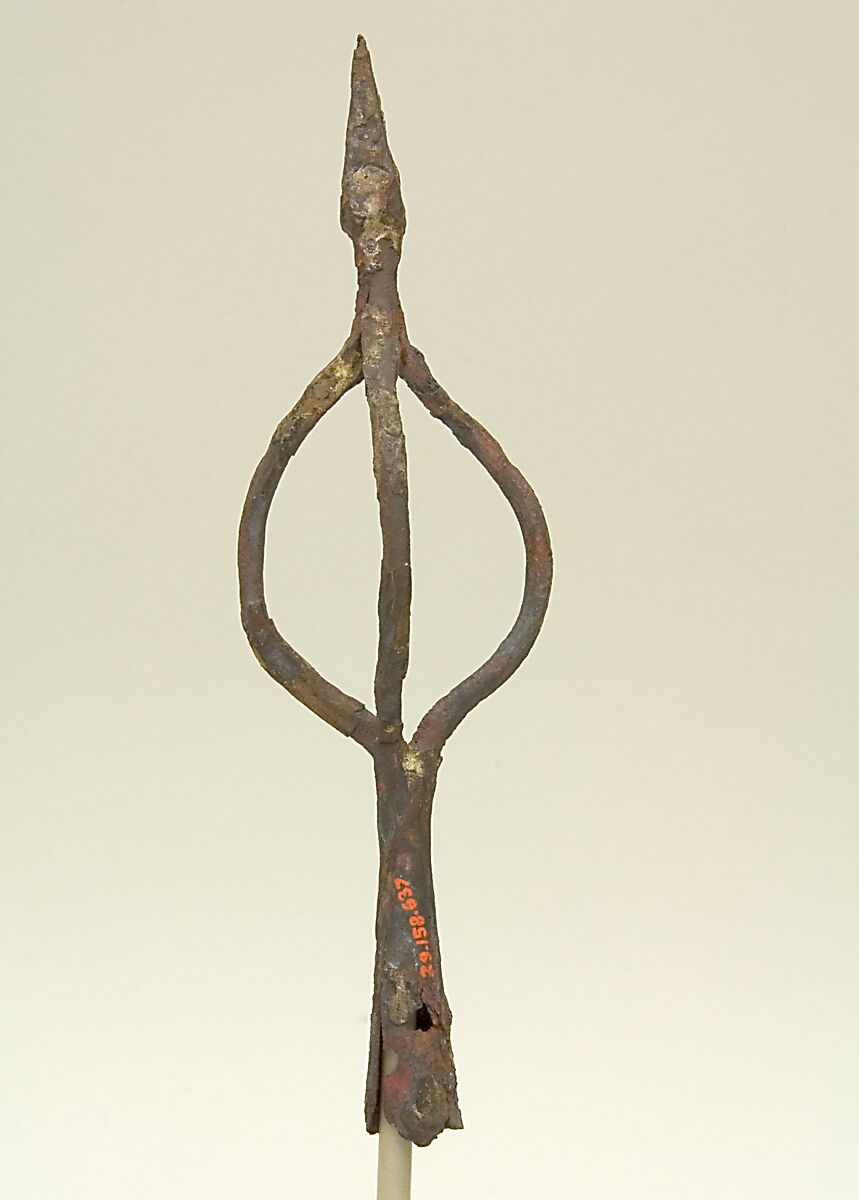 Arrowhead for an Incendiary Arrow, Metal, Roman
