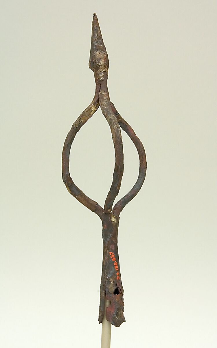 Arrowhead for an Incendiary Arrow, Metal, Roman