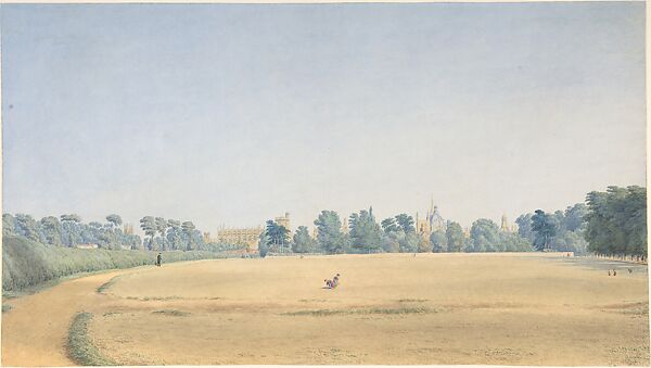 View of University Park looking towards New College, Oxford