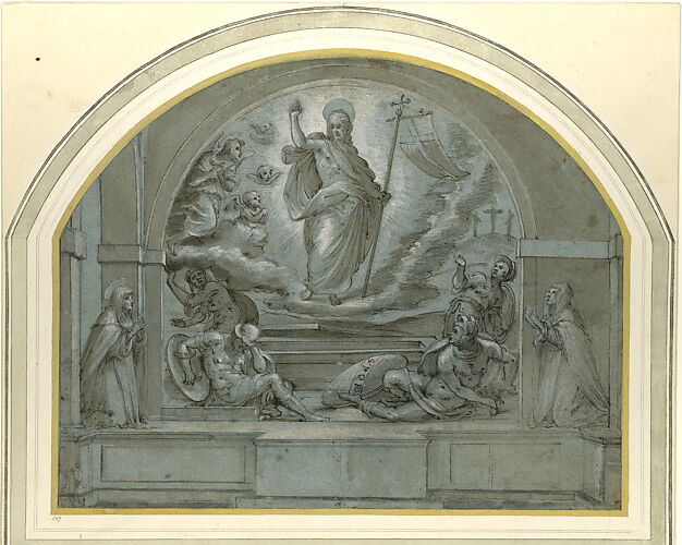 Design for a Frescoed Altarpiece of The Resurrection