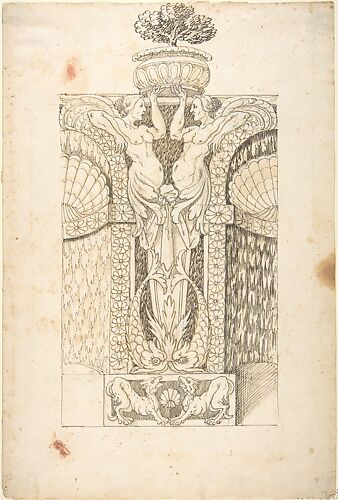 Design for a Wall Fountain