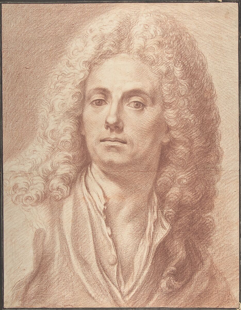 Portrait of a Man, Benedetto Luti (Italian, Florence 1666–1724 Rome), Red chalk 