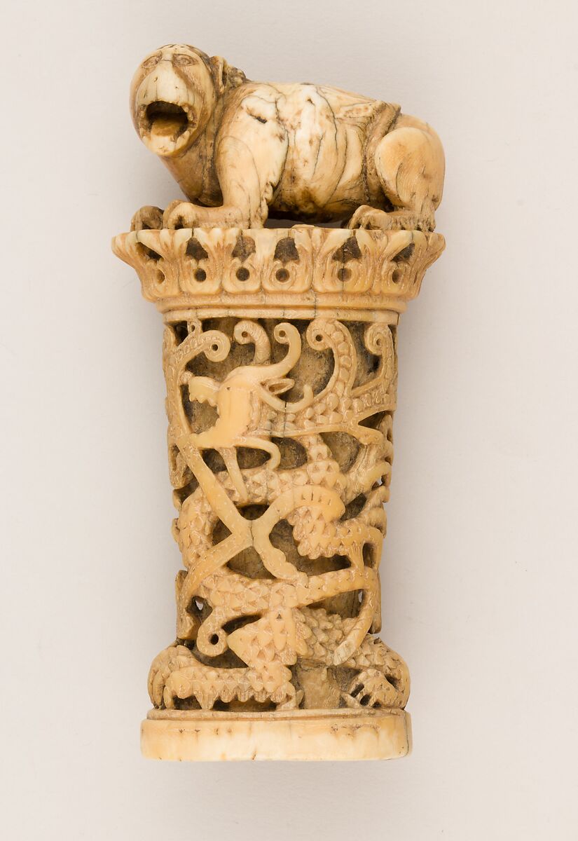 Hilt of a Dagger, Ivory, possibly Italian, Venice 