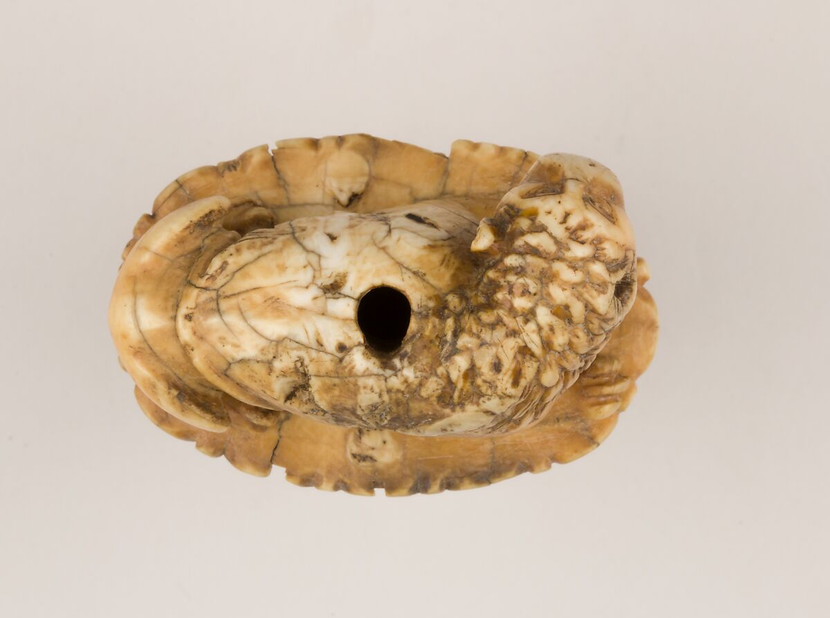 Hilt of a Dagger, Ivory, possibly Italian, Venice