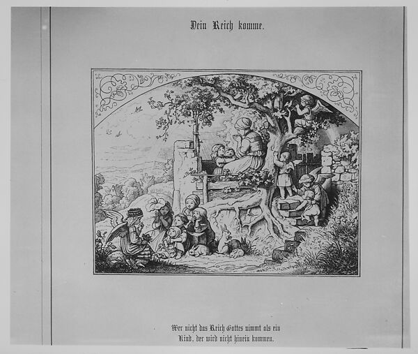 Ludwig Richter 木版画全集　第二巻　19世紀　ドイツ　美品　古洋書 Adrian Ludwig Richter - Vater Unser in Bildern - The Metropolitan