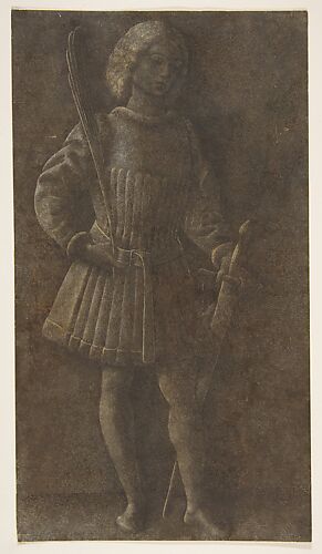 Standing Youth with Sword and Palm Branch