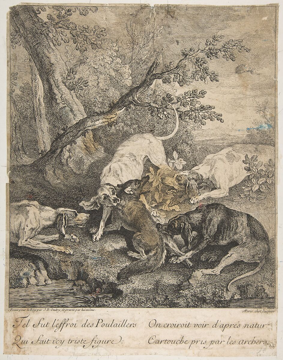 Jean Baptiste Oudry Fox Hunt The Met