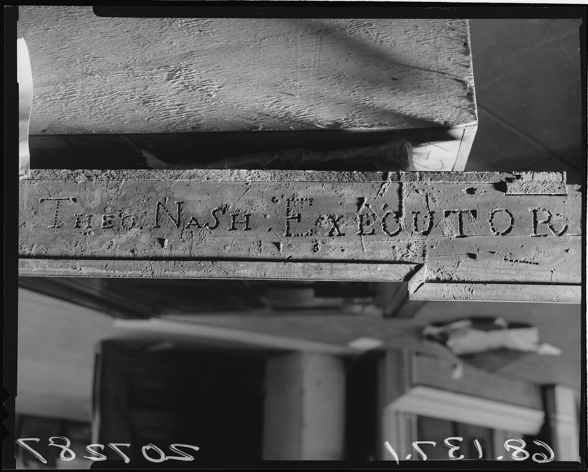Parlor from the William C. Williams House, Theophilus Nash (died 1854), Mahogany and marble, American