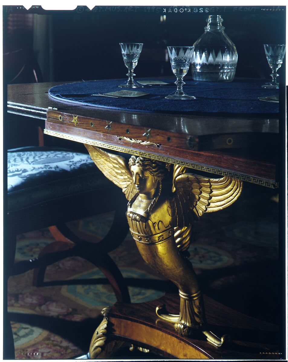 Parlor from the William C. Williams House, Theophilus Nash (died 1854), Mahogany and marble, American