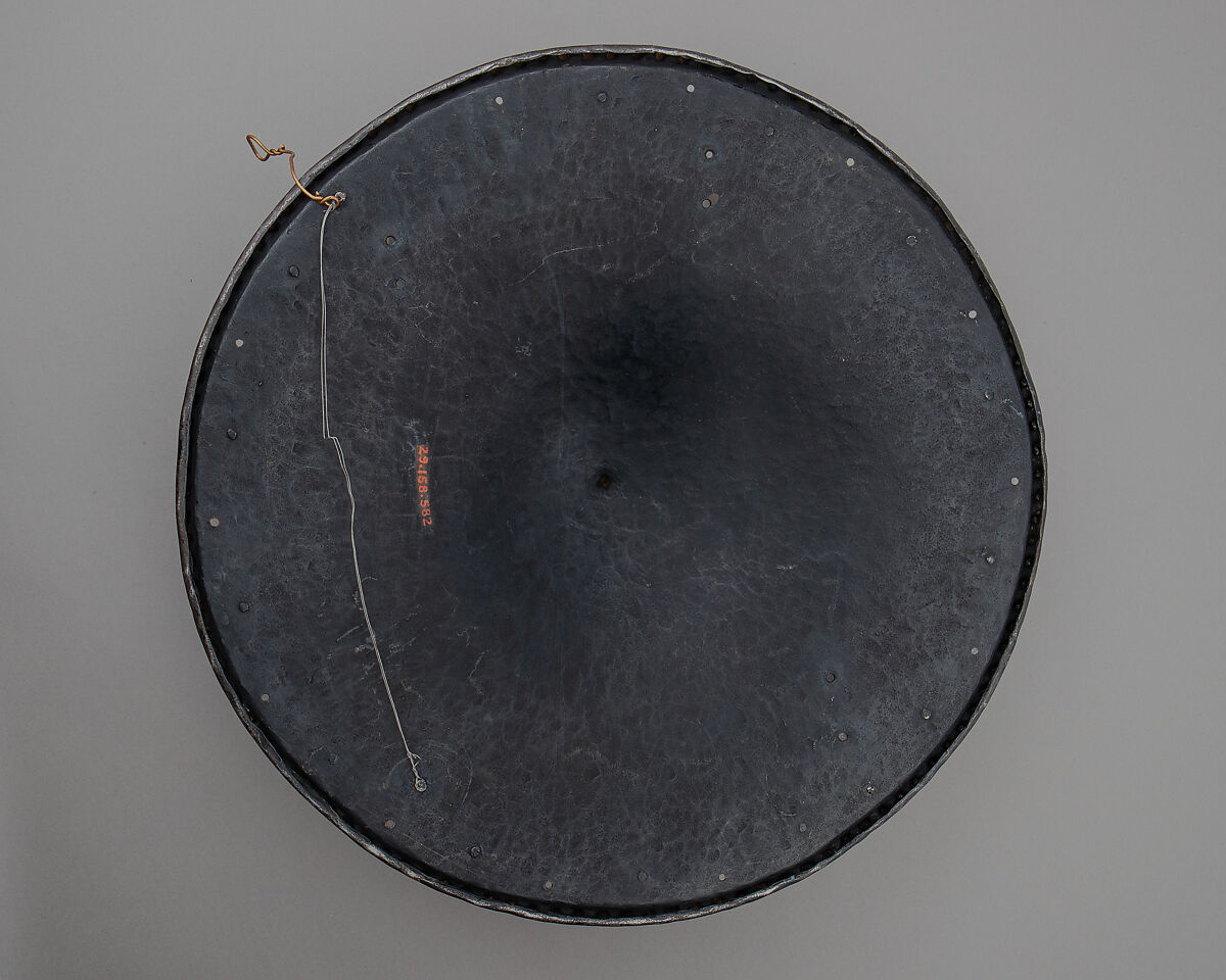 Shield, Steel, gold, brass, German, Augsburg