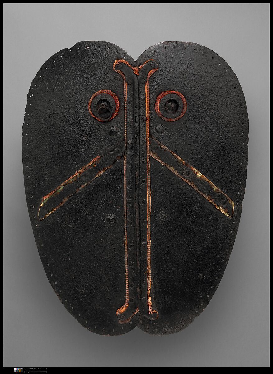 Shield (Adarga), Iron, textile, Spanish 