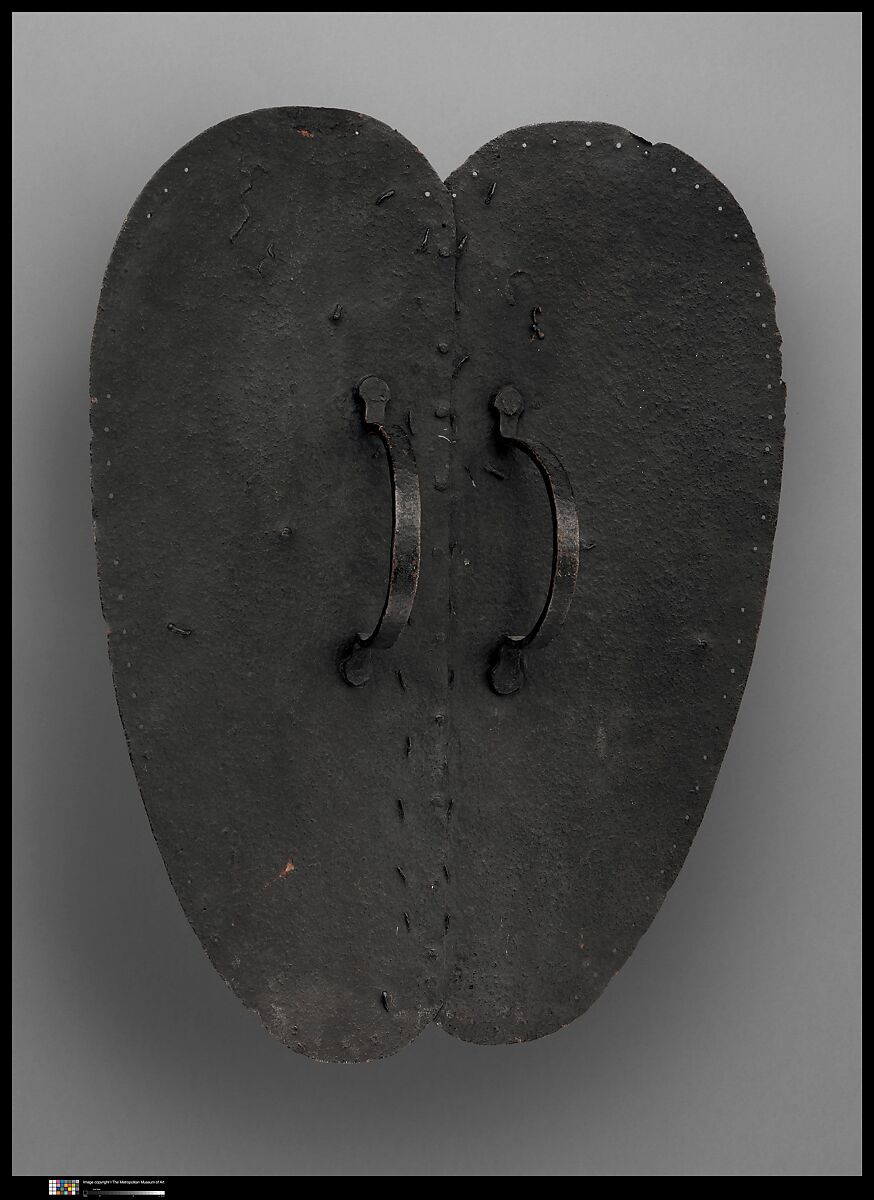 Shield (Adarga), Iron, textile, Spanish