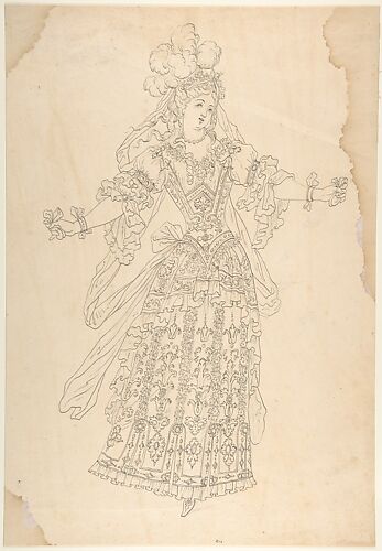 Female Actor in Ballet Costume