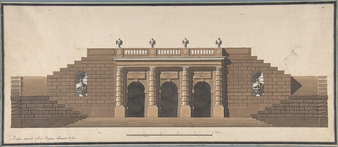 Architectural Design for a Rusticated Entrance