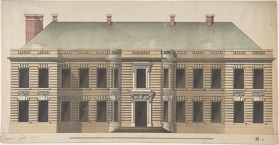 Elevation for a Palace Façade