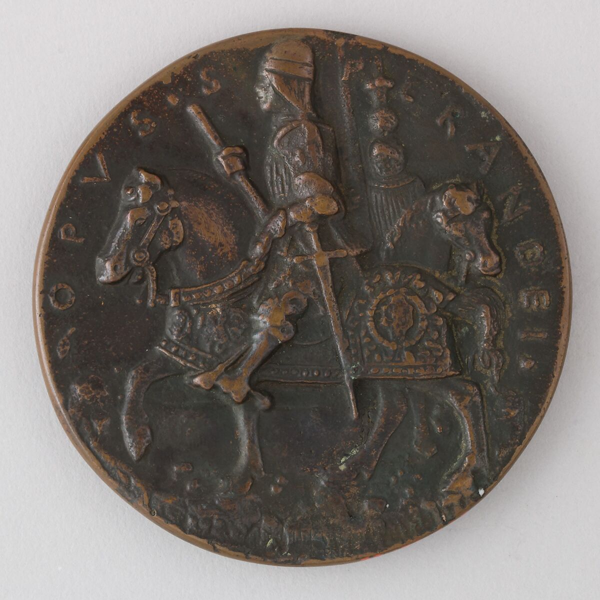 Medal Showing Giovanni Bentivoglio II, Bronze, Italian