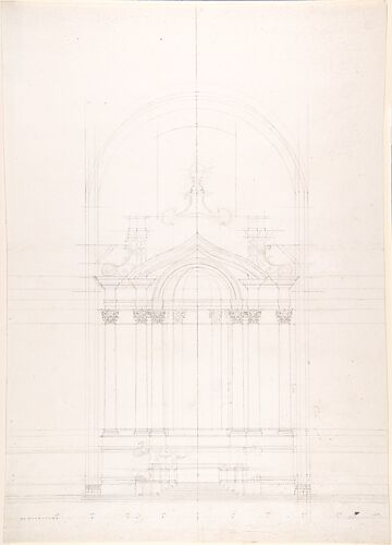 Design for the high altar of the Gesù Nuovo, Naples