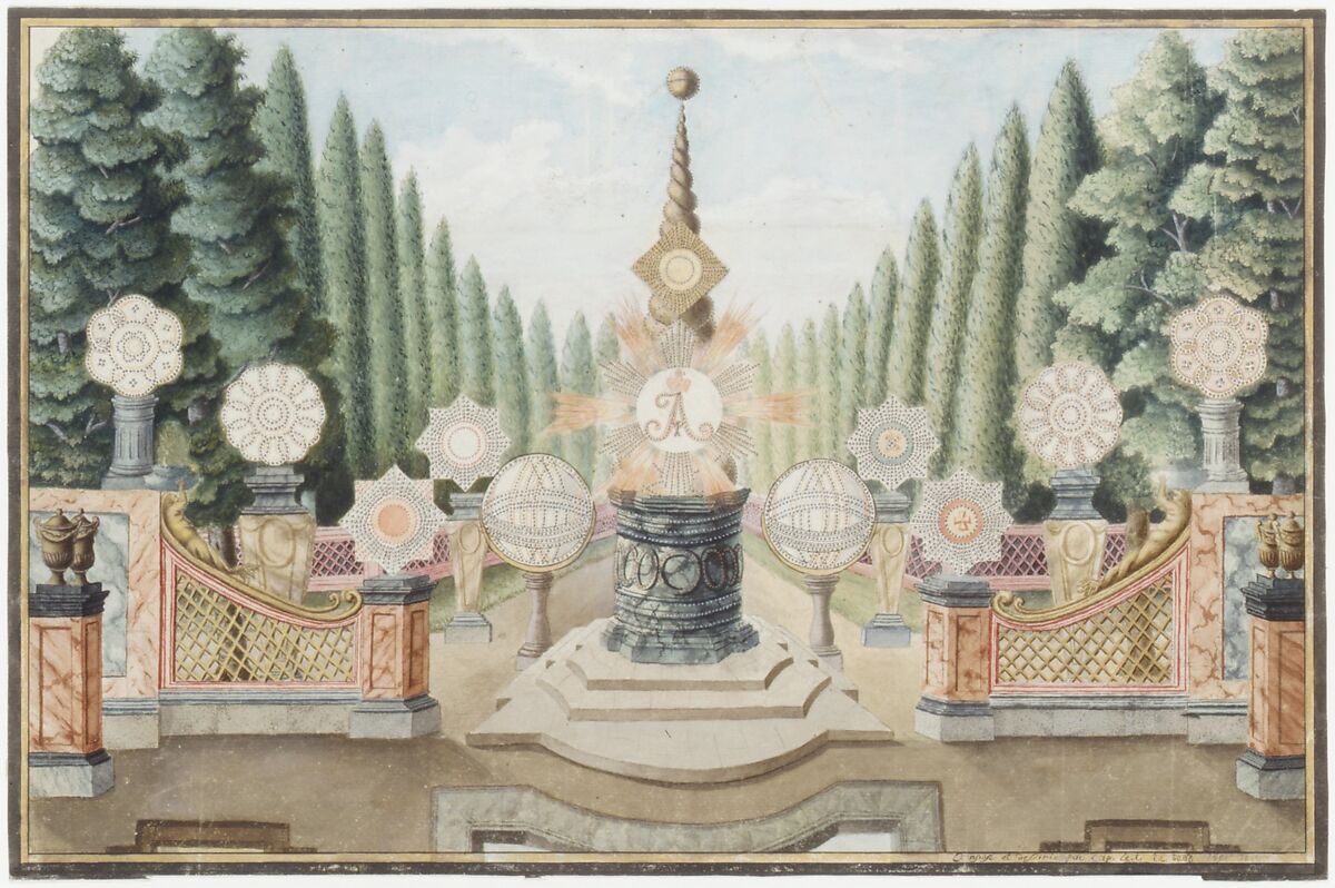 Coronation of the Czar Alexander I, Moscow, September 1801, Lieutenant-Captain Cheleyev (Russian, active early 19th century), Watercolor