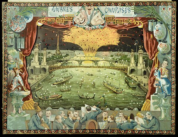 Ombres Chinoises, Published by Mauclair-Dacier  , Paris, Lithograph
