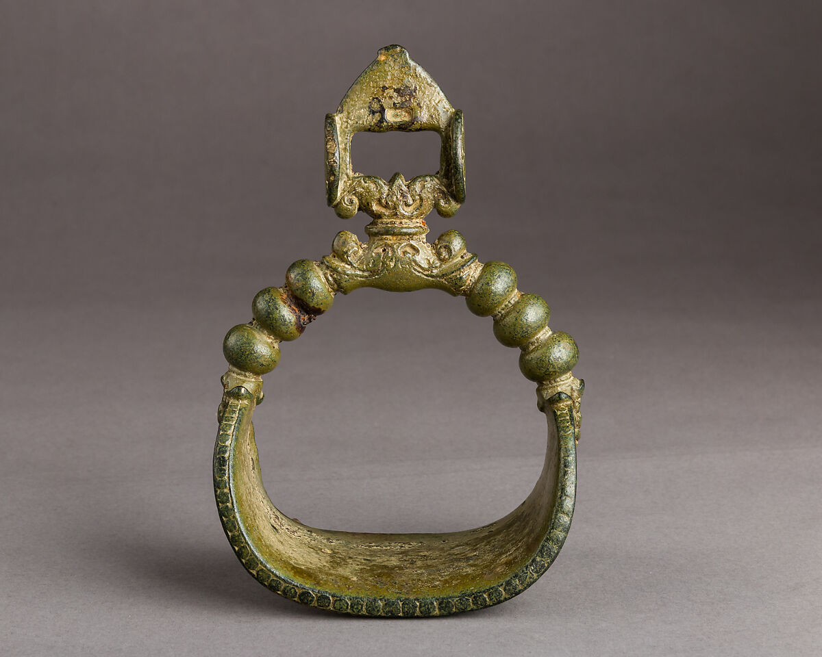 Stirrup, Copper alloy (bronze), Probably Burmese
