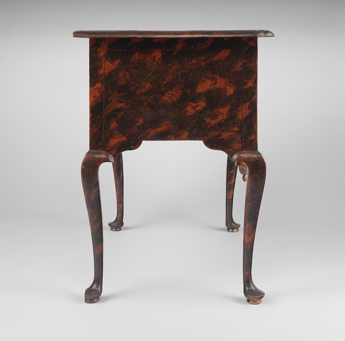 Dressing table, Japanned maple, white pine, American