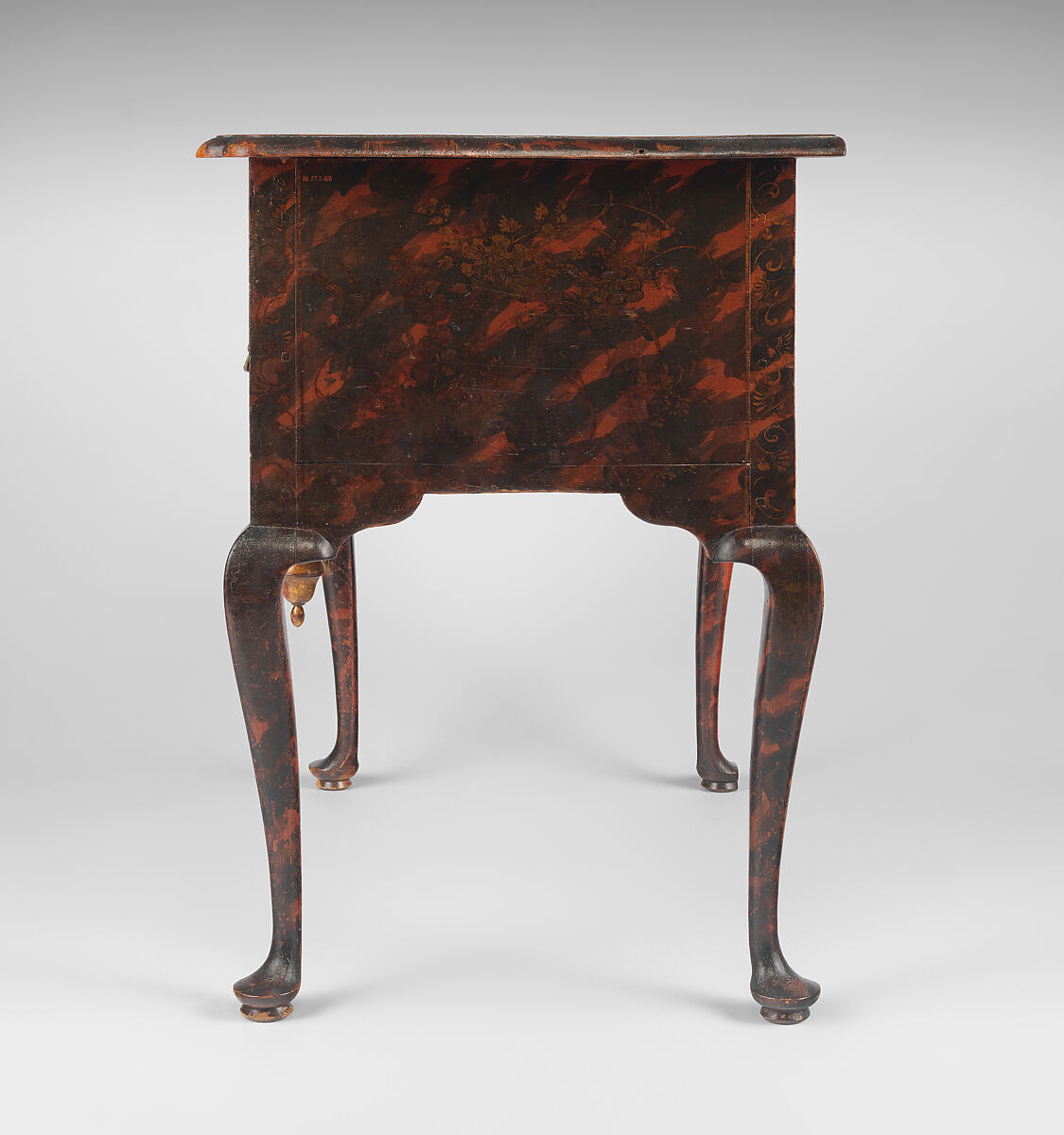 Dressing table, Japanned maple, white pine, American