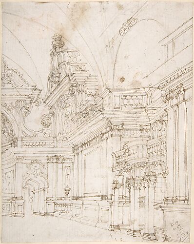 Sketch of a Palace Interior