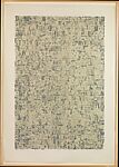 Gray Alphabets, Jasper Johns (American, born Augusta, Georgia, 1930), Lithograph 