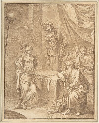 Historical Scene: Study for an Engraving