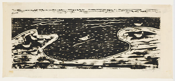 Birds and Sea, Milton Avery  American, Woodcut