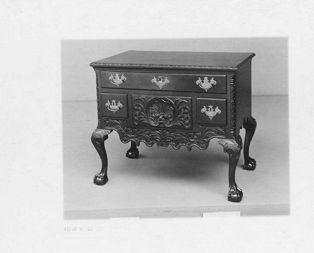 Dressing Table, Mahogany, yellow poplar, American