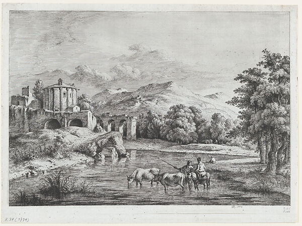 Jean Jacques de Boissieu | View of the Temple of Vesta | The ...