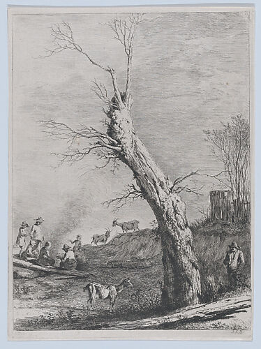 Winter, after a drawing completed in Saint-Chamond