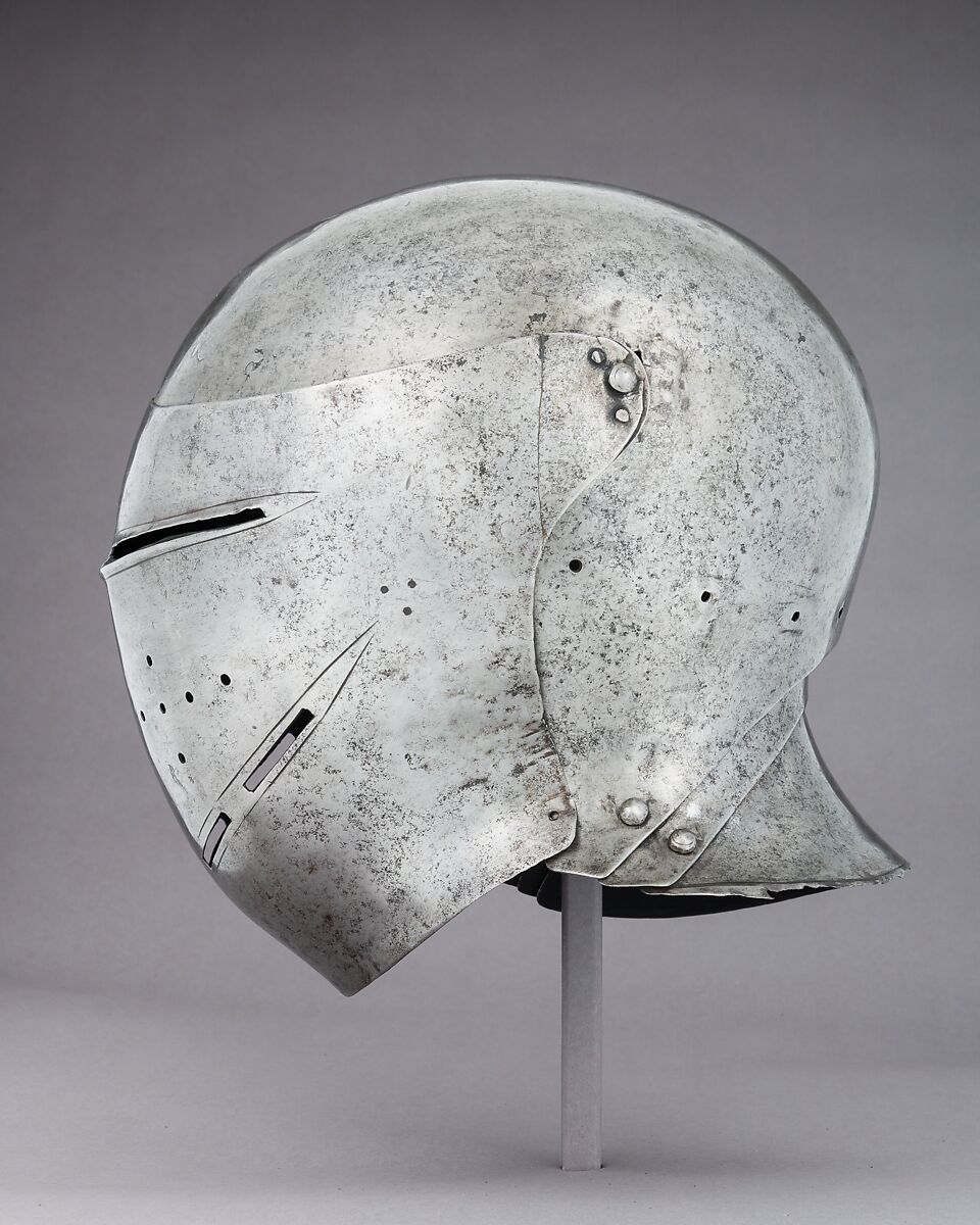 Visored Sallet, Steel, German